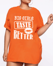 Plus Size T-Shirt Dress Big Girls Graphic CB1109