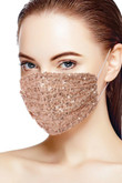 3d Sequin Fashion Facemask