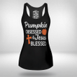 Pumpkin Obsessed & Jesus Blessed Hollow Out Tank Top New