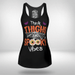 Thick Thighs And Spooky Vibes Hollow Out Tank Top New
