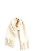 Solid Scarf With Chunky Fringe