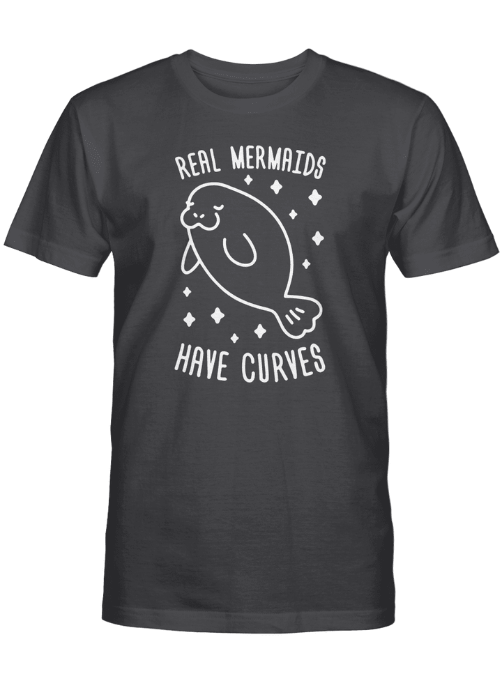 REAL MERMAIDS HAVE CURVES UNISEX T-SHIRT