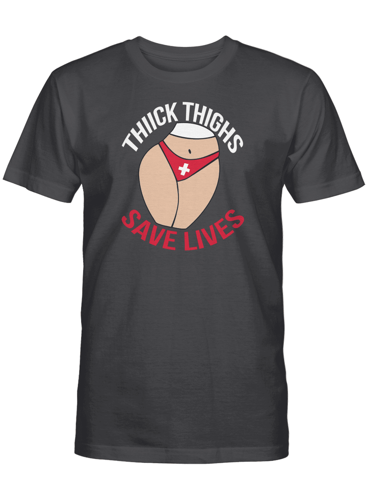 THICK THIGHS SAVE LIVES UNISEX T-SHIRT