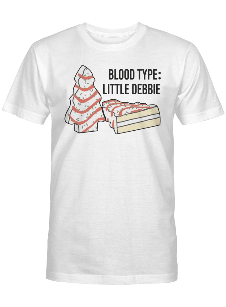 BLOOD TYPE LITTLE DEBBIE UNISEX T-SHIRT