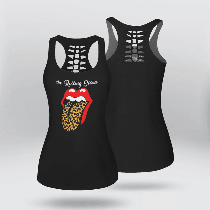 The Rolling Stones Hollow Out Tank Top New