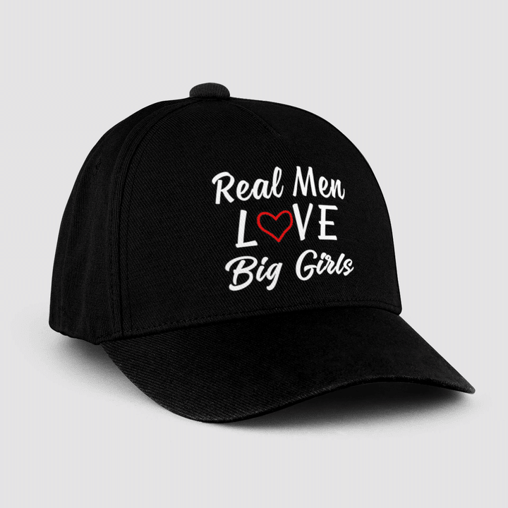 Real Men Love Big Girls Baseball Cap
