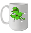 Funny Dabbing Shamrock Dab Happy St Patrick's Day Gift Mug