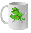 Funny Dabbing Shamrock Dab Happy St Patrick's Day Gift Mug