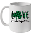 St Patrick's Day Gift Kindergarten Teacher Plaid Shamrock Mug