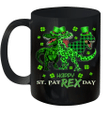 Dinosaur T-Rex Happy St. PatRexday Patrick's Day Mug