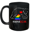 Lgbt Mom Mama Bear Mug Mother's Day Gift Rainbow Coffee Mug