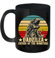 Dadzilla Father Of The Monsters Retro Vintage Mug