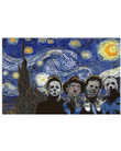 The Horror Movie Starry Night Gogh Poster