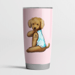 Poodle Mama Pink Cute Steel Tumbler Funny Dog Mother’s Day Gifts.