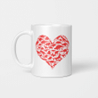 Boys Valentines Day Shirt - Dinosaur Heart Kids Dino Gift Mug