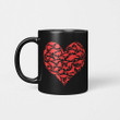 Boys Valentines Day - Dinosaur Heart Kids Dino Gift Mug