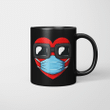 Heart In A Mask Funny Valentines Day Gift Mug