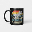 Grandpasaurus T-Rex Dinosaur Grandpa Saurus Family Matching Vintage Mug