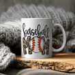Baseball Mom Leopard Funny Softball Mom Shirt Mother's Day Gift Mug