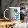 Grandmasaurus Mug Grandma Saurus Dinosaur Funny Mother's Day Gift Mug