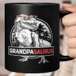 Grandpasaurus Mug T Rex Grandpa Saurus Dinosaur Granddad