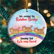 Personalized Cat Breeds Christmas Ornament - I Crossed The Rainbow Bridge Knowing I Was Loved Customize Circle Ornamen