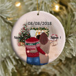 A Small Christmas Gift For You – Couple Personalized Ornament