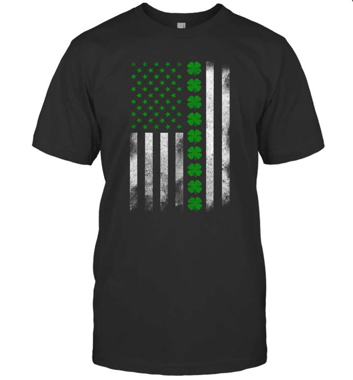 St Patrick's Day Irish American Flag Shirt