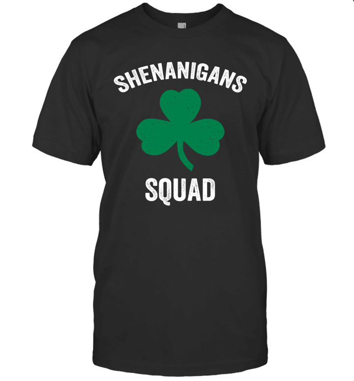 Shenanigans Squad Funny St Patrick's Day Gift Shirt