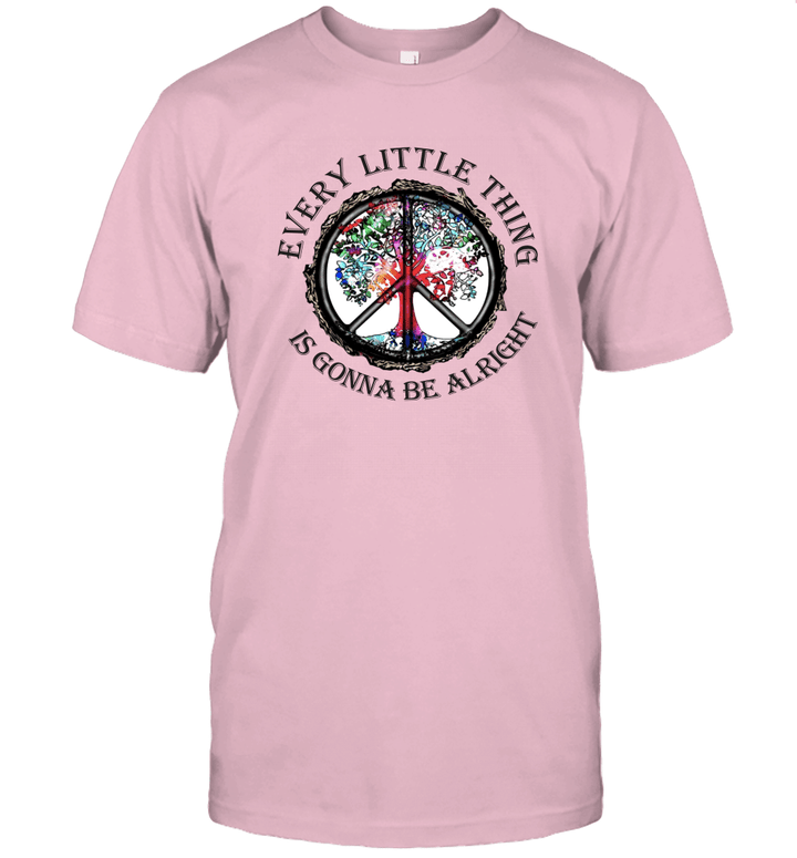 Hippie Every Little Thing Is Gonna Be Alright Shirt