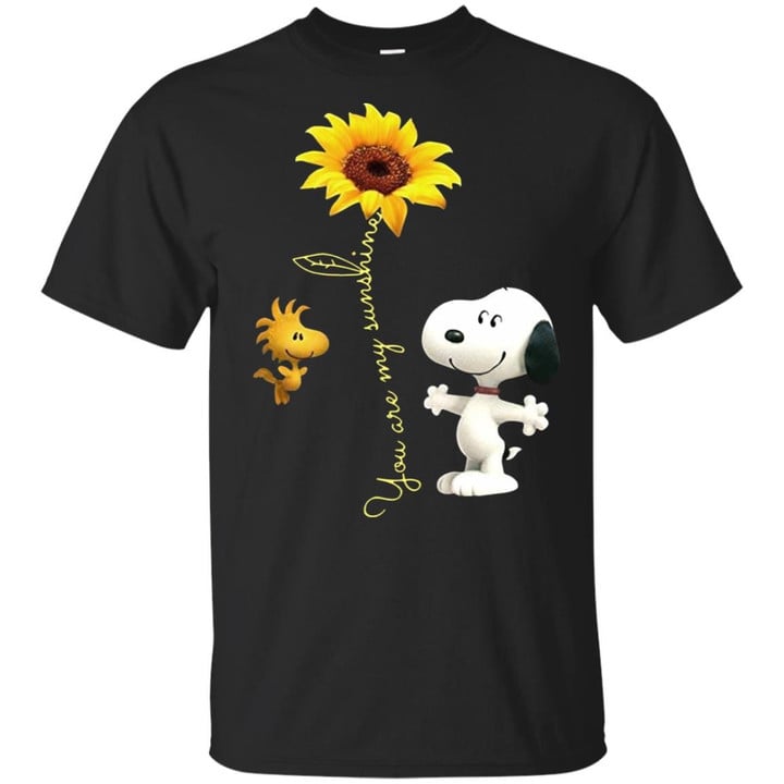 Snoopy and Sunflowers You are my sunshine shirt