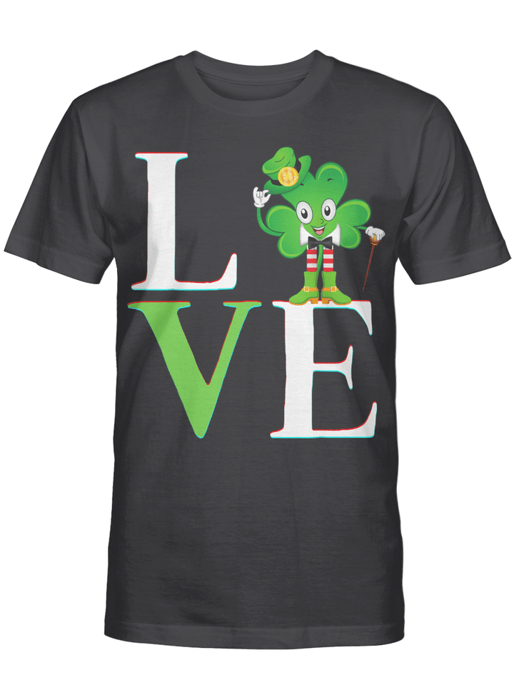 St Patrick's Day 2021 Shamrock Love Patricks Family Fun Luv T-Shirt