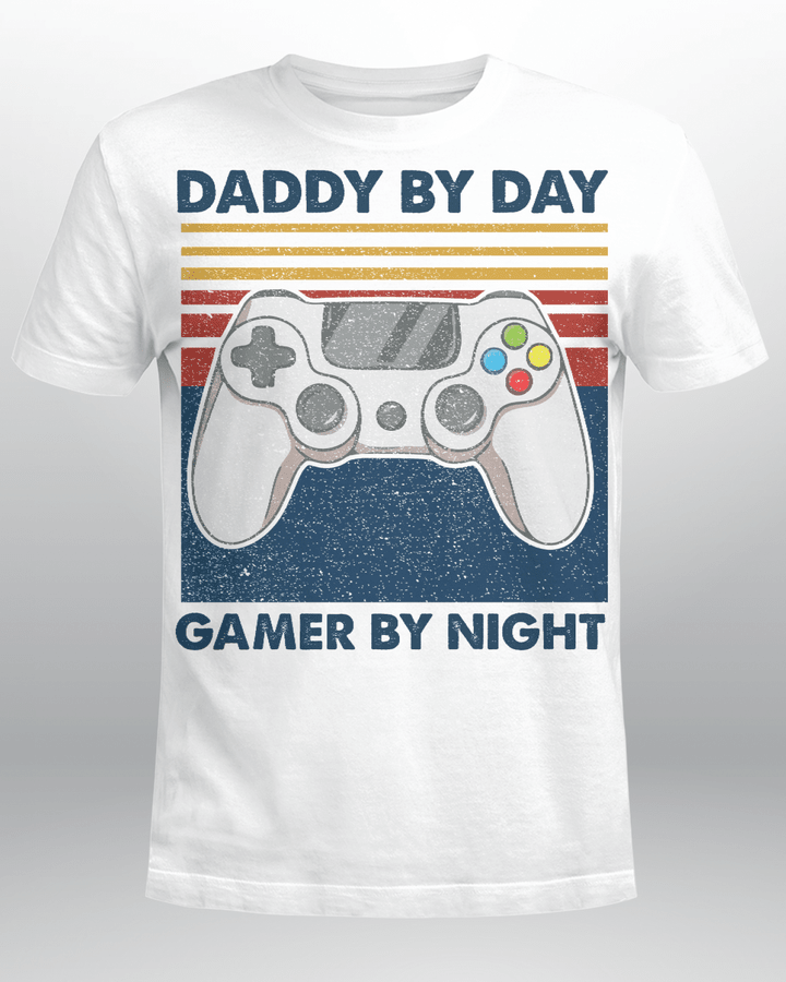 Gamer Dad Shirt, Gamer Dad Tshirt, Daddy By Day Gamer By Night, Funny Dad Saying, Gamer Dad Gift, Father's Day Shirt, Father's Day Gift