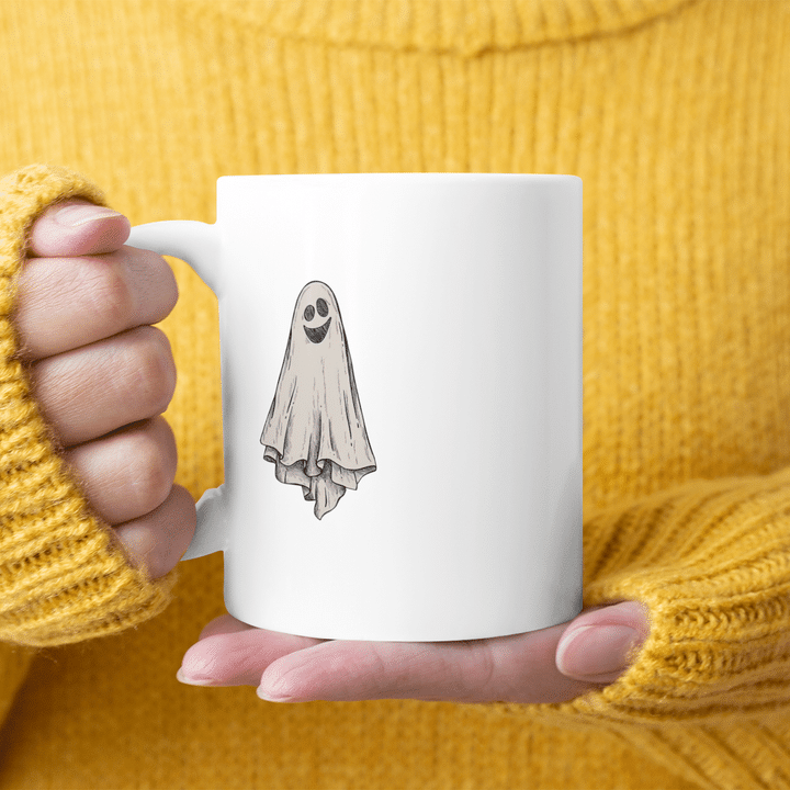 Ghost I Don’t Give A Sheet Funny Halloween Gift Mug