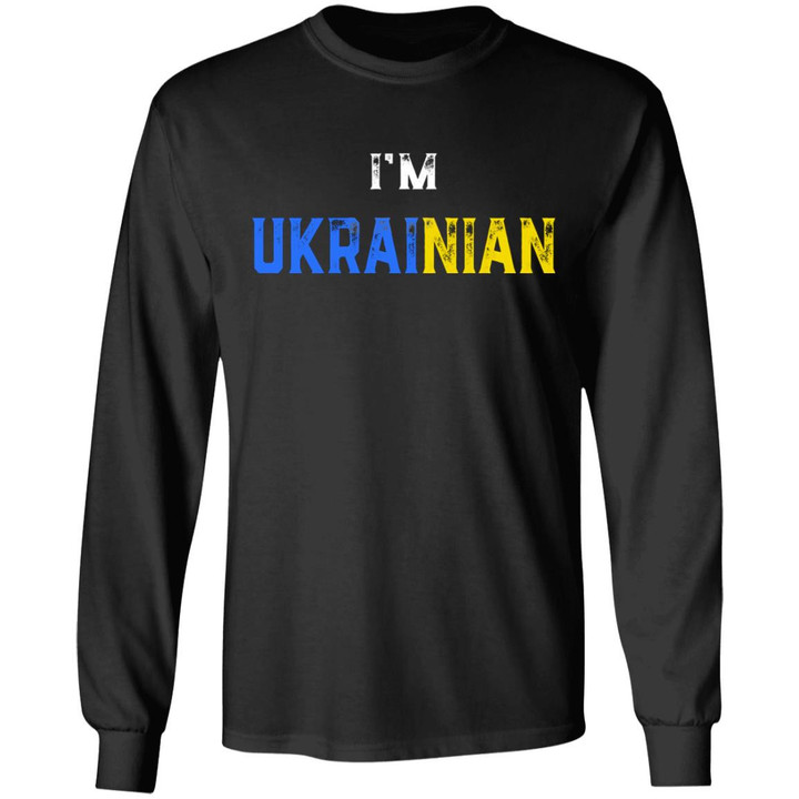I’m Ukrainian Ukraine Flag Patriotic Proud Ukrainians Shirt