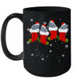 Funny Manatee In Socks Santa Christmas Mug