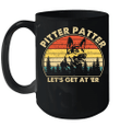 Pitter Patter German Shepherd Dog Let's Get At‘Er Vintage Retro Mug