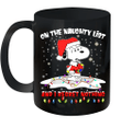 Snoopy On The Naughty List And I Regret Nothing Christmas Mug