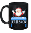 Let It Snow Santa Wine Adult Humor Santa Funny Gag Gifts Mug