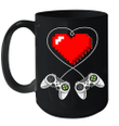 Valentine's Day Video Game Controller Heart Gamer Gift Mug