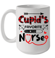 Cupid's Favorite Nurse Valentine's Day Nursing Medical Mug