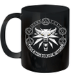Toss A Coin Wolf Witchers Graphic Mug
