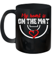 Wrestling My Heart Is On The Mat Mug