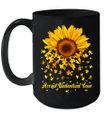 Sunflower Accept Understand Love Autism Awareness Gift Mug