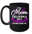 I'm A Mom Grandma A Great grandma Nothing Scares Me Mug
