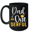 Dad Of Mr Onederful 1st Birthday First Onederful Mug