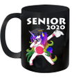 Unicorn With Toilet Paper Graduation Senior Class Of 2020 Mug