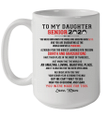 To My Daughter Senior 2020 You Were Made For This Love Mom Mug