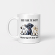 Shih Tzu Dogs Make Me Happy Humans Make My Head Hurt Mug Dog Love Coffee Mug