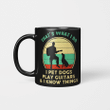 That’s What I Do I Pet Dogs Play Guitars And I Know Things Vintage Mug Funny Dog Gifts